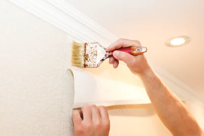 Pose de papier peint à Soubise — revêtements muraux et toiles de verre